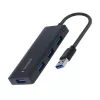 Dock per laptop Gembird UHB-U3P4-03 USB 3.2 Gen 1 Type-A, 5 Gbit/s, nero