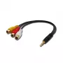 Lindy cavo adattatore AV - stereo e video composite
