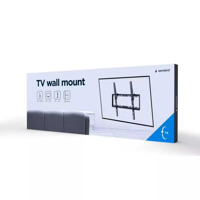 Supporto TV Gembird WM-55T-03