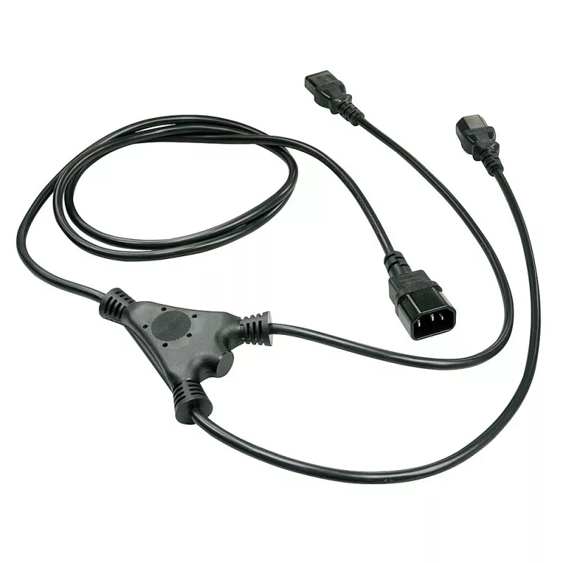 Lindy cavo splitter IEC 1 m IEC C14 a 2 x IEC C13