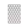 Tagliere RESTO 95401 rettangolare plastica 138×200×8 mm grigio/bianco