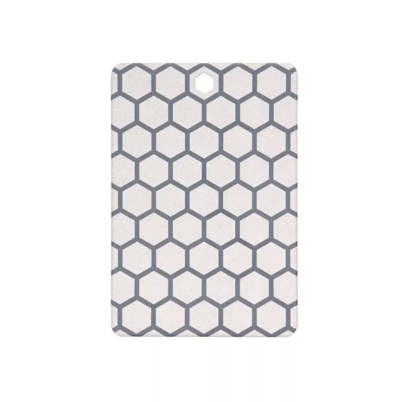 Tagliere RESTO 95401 rettangolare plastica 138×200×8 mm grigio/bianco