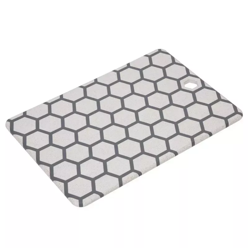 Tagliere RESTO 95401 rettangolare plastica 138×200×8 mm grigio/bianco