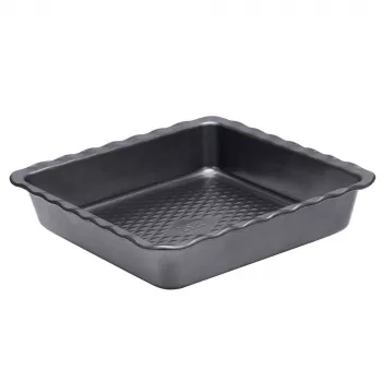 Teglia per lasagne Resto Kitchenware 96115 rettangolare acciaio al carbonio 255x255x50 mm