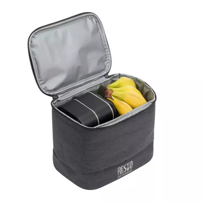 Borsa pranzo RESTO 5503 — capacità 6 L, grigio, PEVA e poliestere, compatta 190×150 mm