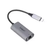 Adattatore USB 3.0 Type-C a RJ45 DAHUA TC31 — 1000 Mbit/s, alimentato via USB, grigio