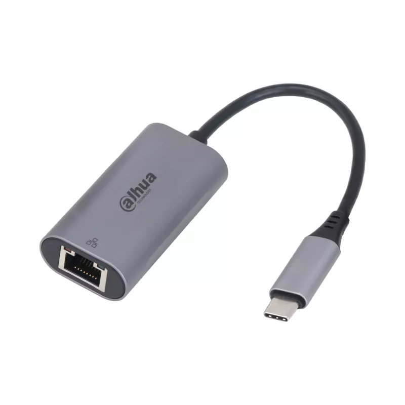 Adattatore USB 3.0 Type-C a RJ45 DAHUA TC31 — 1000 Mbit/s, alimentato via USB, grigio