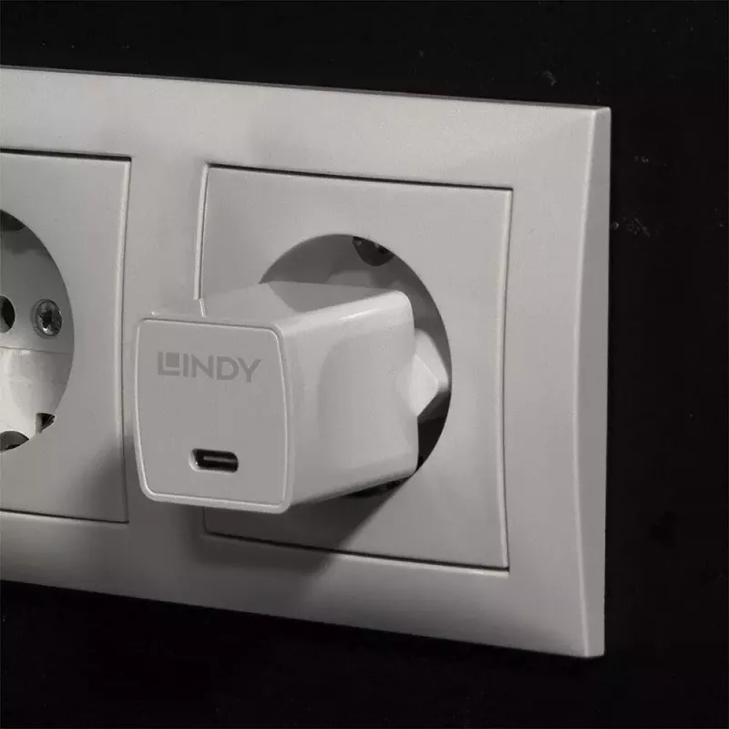 Caricabatterie da interno Lindy 73410 Caricabatterie per dispositivi mobili smartphone bianco