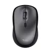 Mouse Trust Yvi+ Silent wireless, per destrimani, ottico, RF wireless, 1600 DPI, nero