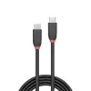 Cavo Lindy 1 m USB 3.2 tipo C a C, 20 Gbit/s, Black Line
