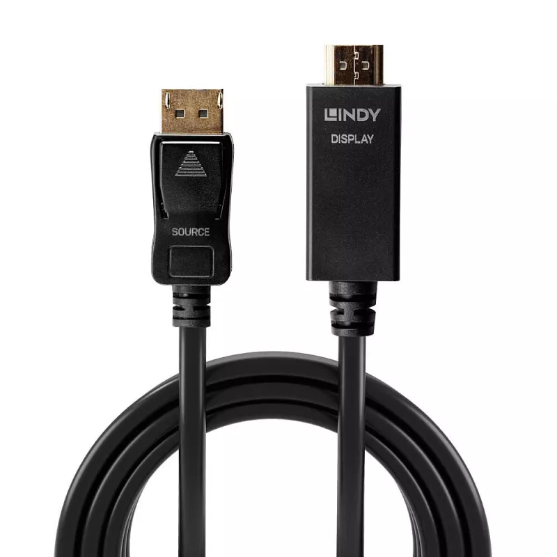 Cavo Lindy 3 m DisplayPort a HDMI 10.2G