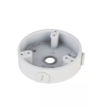 Scatola di derivazione DAHUA PFA137 per telecamere di sorveglianza, bianco, filettatura 1/2 pollice, Ø122 mm, H34,2 mm, carico max 1 kg