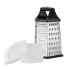 Grattugia a scatola Resto Kitchenware 95413 nero acciaio inox
