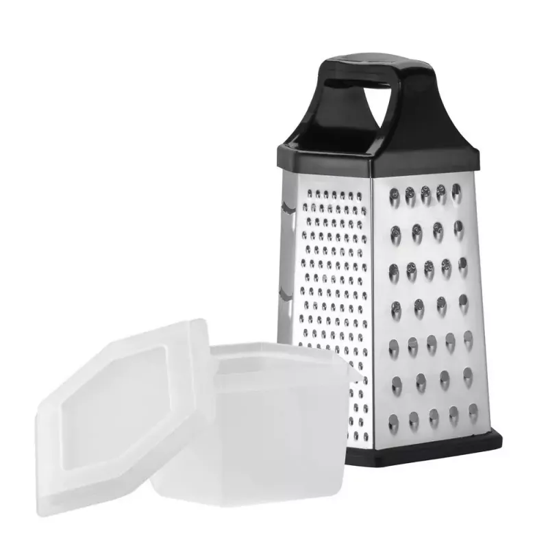 Grattugia a scatola Resto Kitchenware 95413 nero acciaio inox