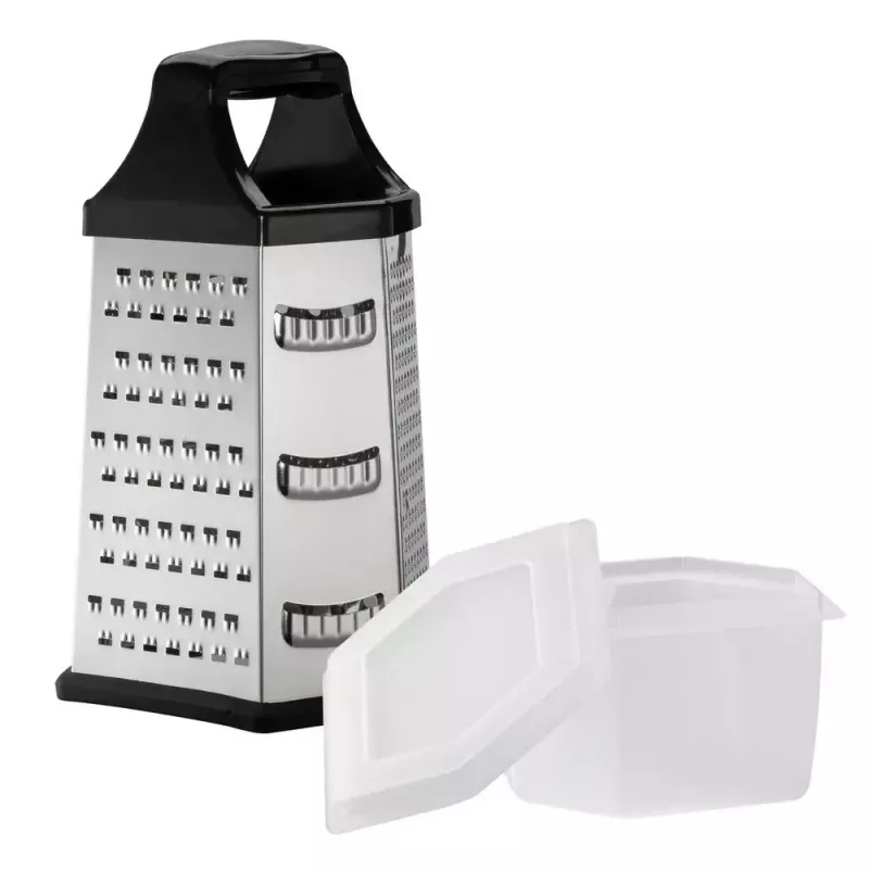 Grattugia a scatola Resto Kitchenware 95413 nero acciaio inox