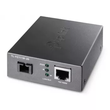 Convertitore multimediale TP-Link 10/100 Mbit/s RJ45 a 100 Mbit/s Singlemode SC WDM bidirezionale