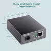 Convertitore multimediale TP-Link 10/100 Mbit/s RJ45 a 100 Mbit/s Singlemode SC WDM bidirezionale