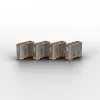 Blocco porte USB Lindy (senza chiave) - confezione da 10, codice colore: arancione