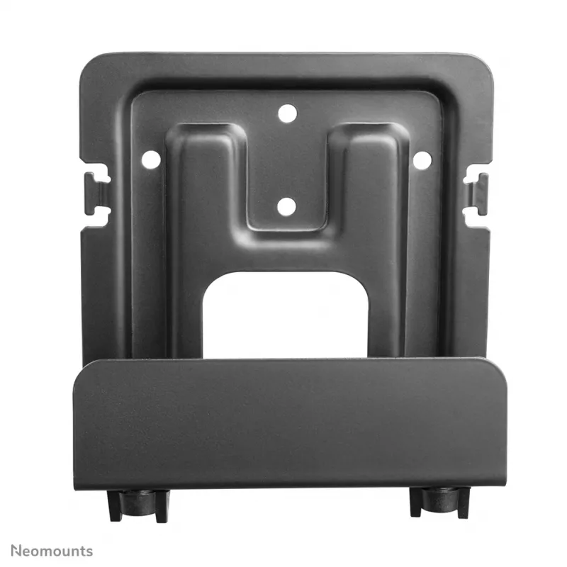 Neomounts AWL-450BL supporto per lettore multimediale, universale, adatto anche ad Apple TV, 5 kg, profondità 47–76 mm, 128 mm, acciaio, nero