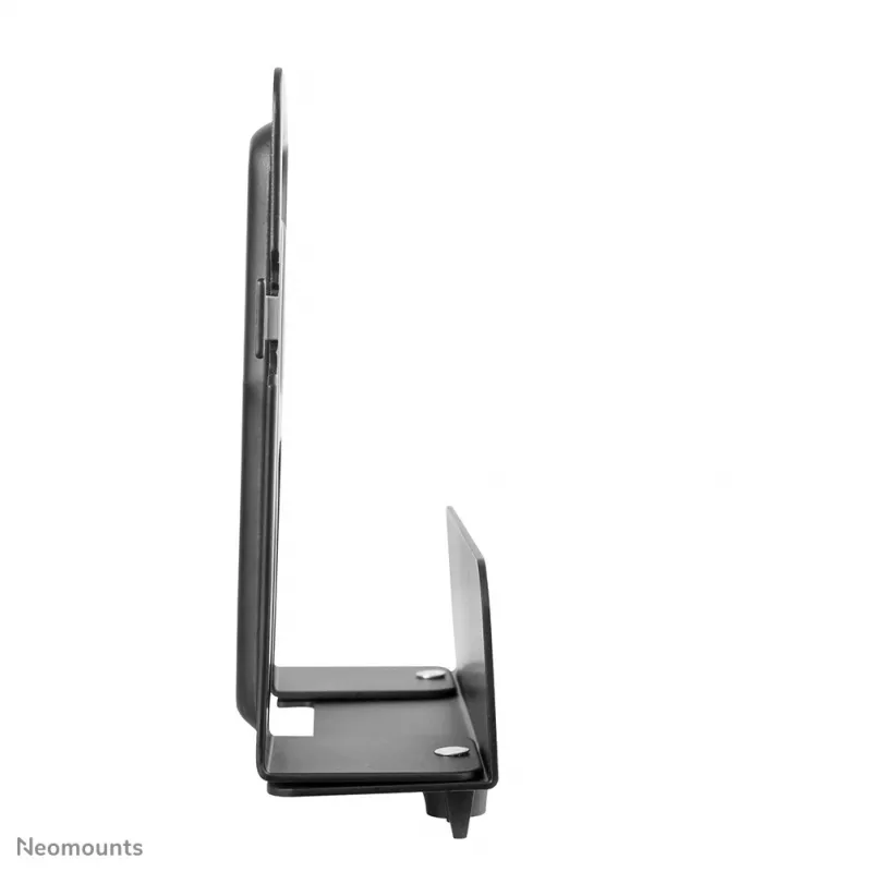 Neomounts AWL-450BL supporto per lettore multimediale, universale, adatto anche ad Apple TV, 5 kg, profondità 47–76 mm, 128 mm, acciaio, nero