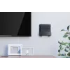 Neomounts AWL-450BL supporto per lettore multimediale, universale, adatto anche ad Apple TV, 5 kg, profondità 47–76 mm, 128 mm, acciaio, nero