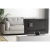 Neomounts AWL-450BL supporto per lettore multimediale, universale, adatto anche ad Apple TV, 5 kg, profondità 47–76 mm, 128 mm, acciaio, nero