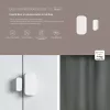 Sensore porta/finestra smart home, Aqara DW-S03D, wireless, Zigbee