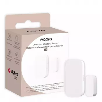 Sensore porta/finestra smart home, Aqara DW-S03D, wireless, Zigbee