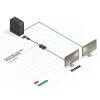Lindy 41006 convertitore attivo da DisplayPort a VGA, 0,15 m, nero