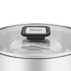 Resto Kitchenware Anser pentola rotonda 2,5 l, nera, acciaio inox