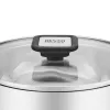 Resto Kitchenware Anser pentola rotonda 2,5 l, nera, acciaio inox