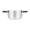 Resto Kitchenware Anser pentola rotonda 2,5 l, nera, acciaio inox