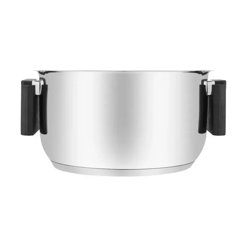 Resto Kitchenware Anser pentola rotonda 2,5 l, nera, acciaio inox