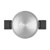 Resto Kitchenware Anser pentola rotonda 2,5 l, nera, acciaio inox