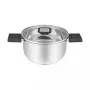 Resto Kitchenware Anser pentola rotonda 2,5 l, nera, acciaio inox