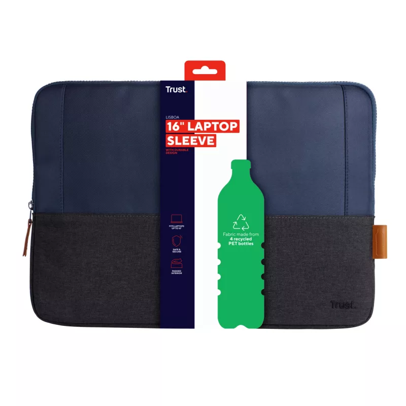 Trust Lisboa 24982 custodia per laptop 16 pollici (40,6 cm), poliestere, blu
