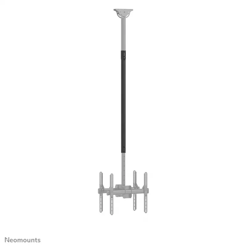 Asta di prolunga Neomounts NS-EP100 nero per supporto a soffitto TV - H 107,5 cm