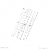 Kit di estensione Neomounts AWL-250BL16 VESA 400x600 altezza 640mm