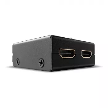 Switch Lindy 2 porte HDMI 18G bidirezionale, HDMI, metallo, nero, 60 Hz, 18 Gbit/s, 3840 x 2160 pixel