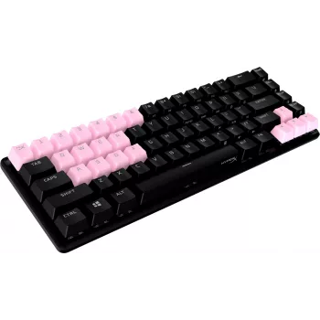 Set copritasti HyperX Rubber Keycaps accessorio gaming rosa layout US per switch HyperX e stile Cherry MX