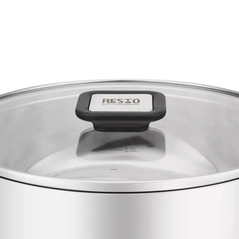 Resto Kitchenware Anser 3,2 L rotondo acciaio inox nero