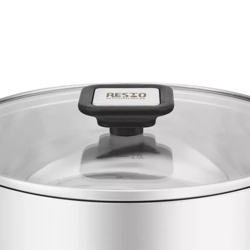 Resto Kitchenware Anser 3,2 L rotondo acciaio inox nero