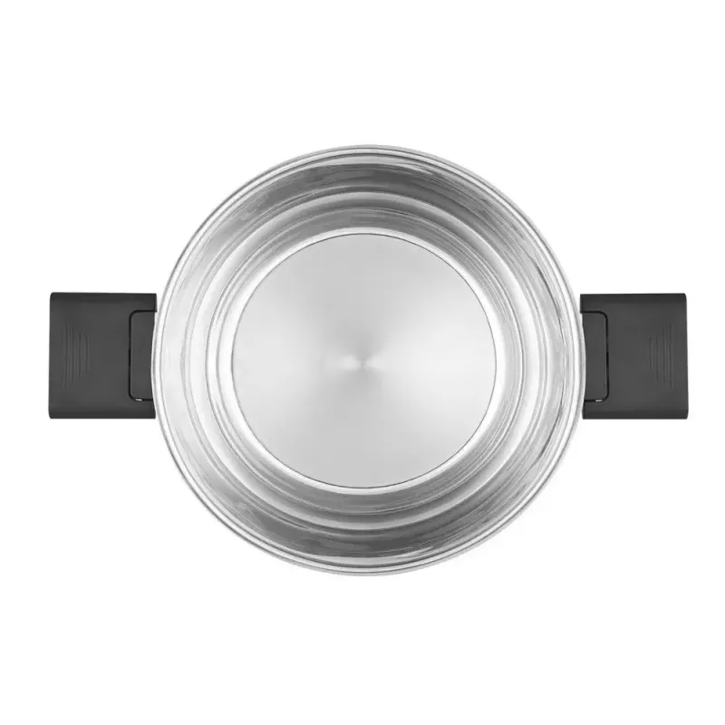 Resto Kitchenware Anser 3,2 L rotondo acciaio inox nero