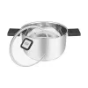 Resto Kitchenware Anser 3,2 L rotondo acciaio inox nero
