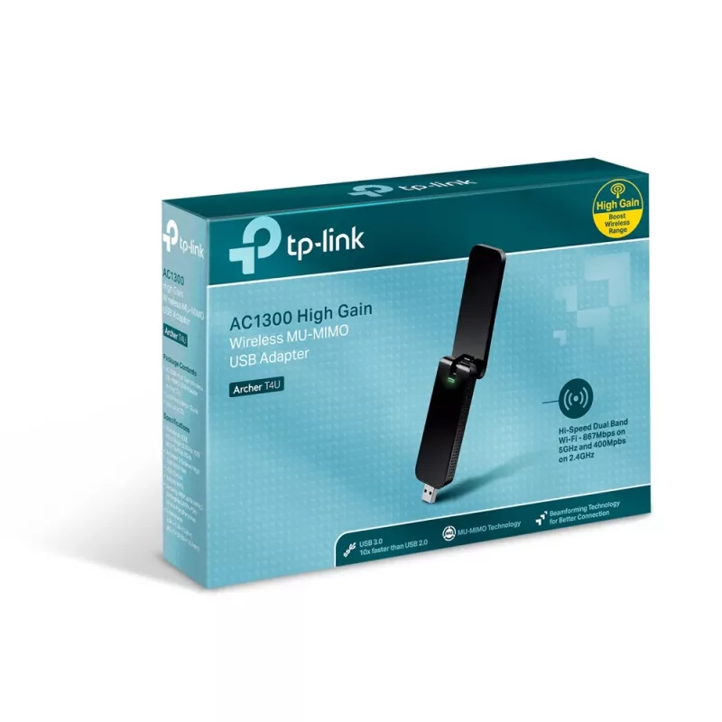 TP-Link Archer T4U V3 AC1300 adattatore Wi-Fi USB dual band