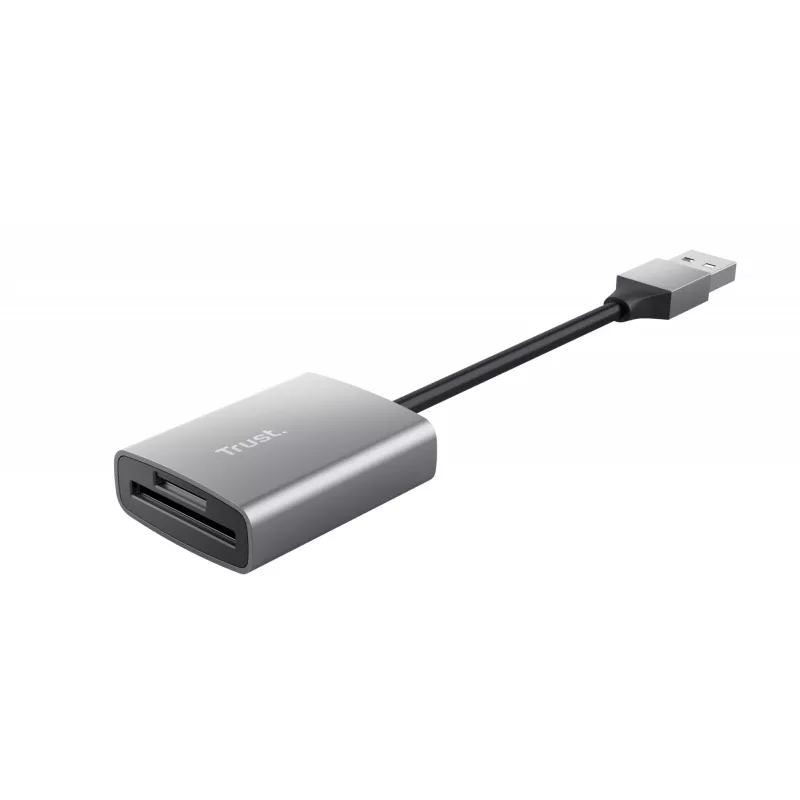 Trust Dalyx 24135 lettore di schede, USB 3.2 Gen 1, microSD/SD/SDHC/SDXC, argento