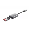 Trust Dalyx 24135 lettore di schede, USB 3.2 Gen 1, microSD/SD/SDHC/SDXC, argento