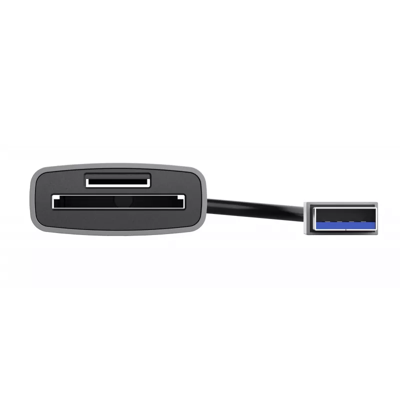 Trust Dalyx 24135 lettore di schede, USB 3.2 Gen 1, microSD/SD/SDHC/SDXC, argento