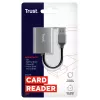 Trust Dalyx 24135 lettore di schede, USB 3.2 Gen 1, microSD/SD/SDHC/SDXC, argento