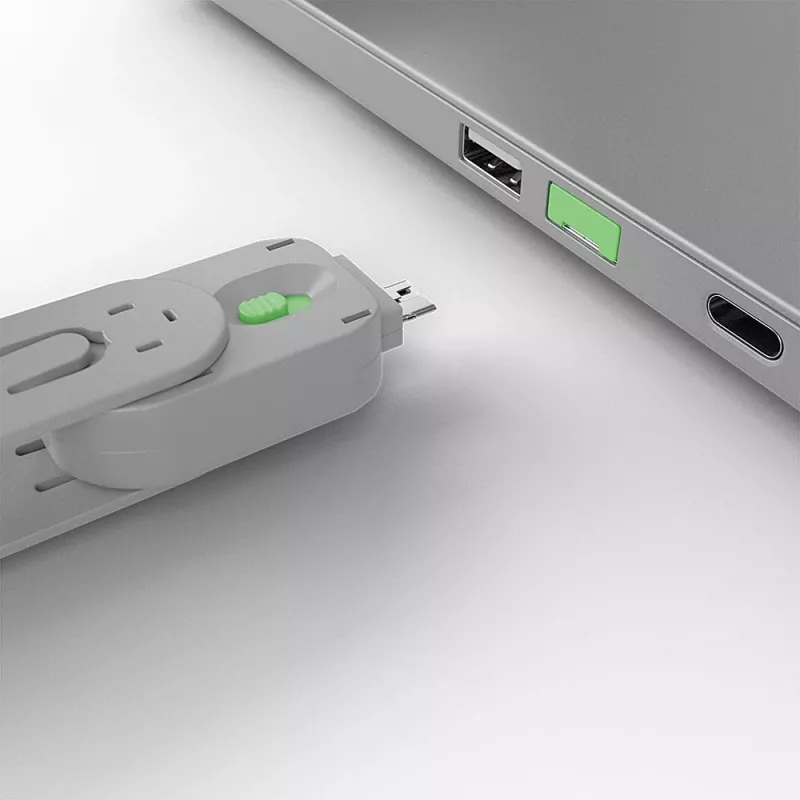 Blocco porte Lindy USB Port Blocker confezione da 4 codice colore verde